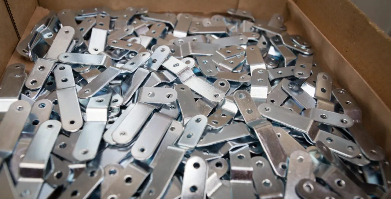 Metal stamping press at AMG Industries Ohio facility