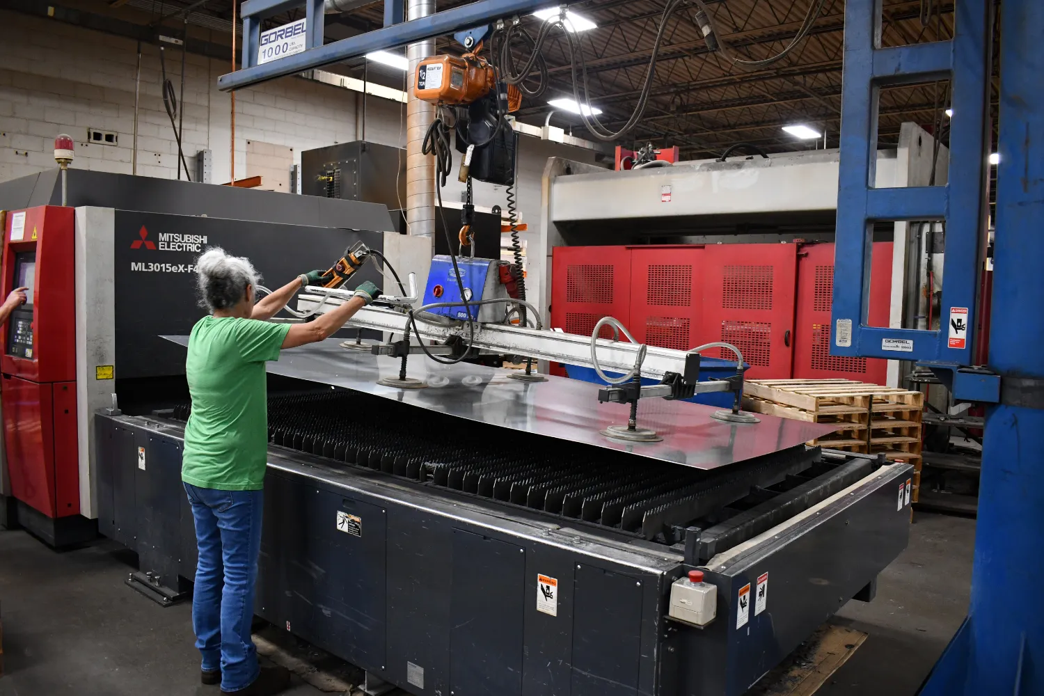 Laser cutting at AMG Industries