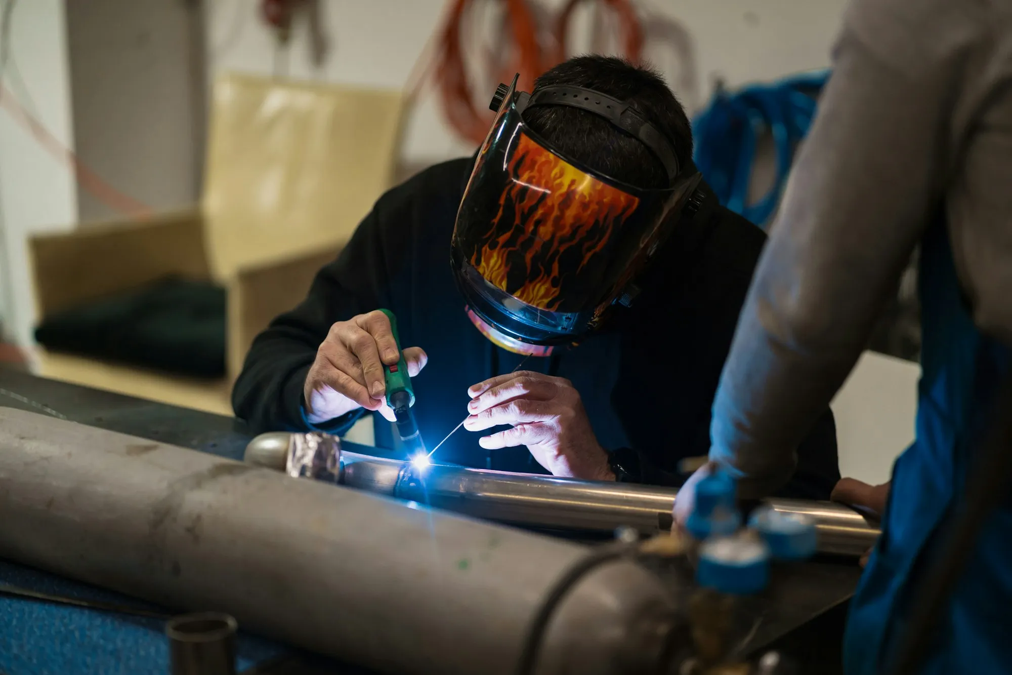 Expert welding services at AMG Industries